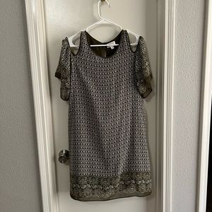 MSSP Olive print dress